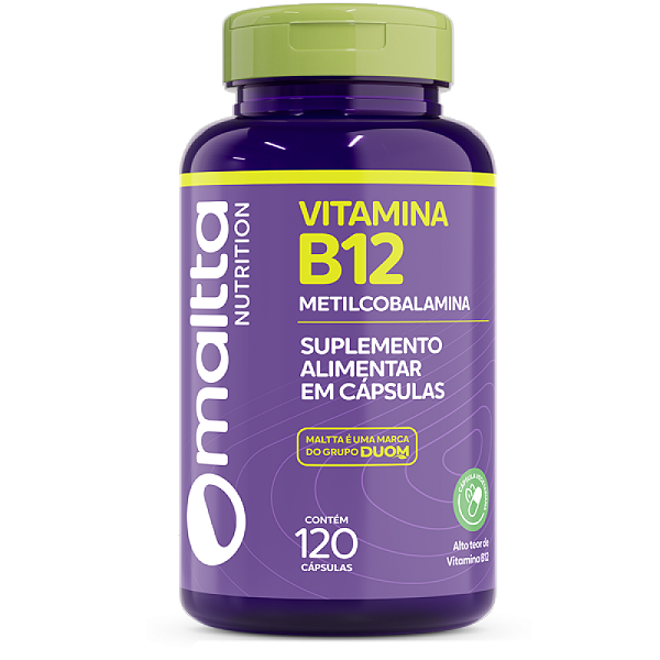 VITAMINA B12 METILCOBALAMINA 120 CAPSULAS 450MG MALTTA