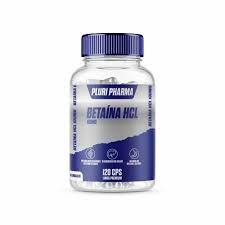 CLORIDRATO DE BETAINA HCL 120 CAPSULAS 100MG PLURI PHARMA