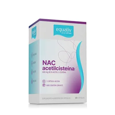 NAC ACETILCISTEINA 60 CAPSULAS 600MG EQUALIV