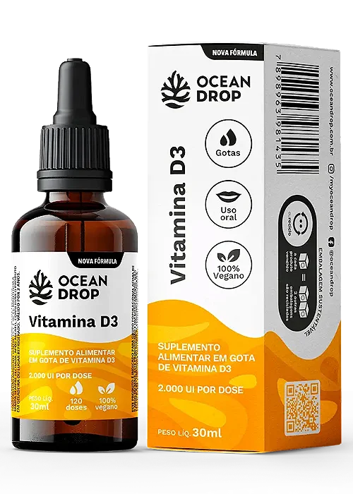 VITAMINA D3 2000 UI 30ML VEGANO OCEAN DROP
