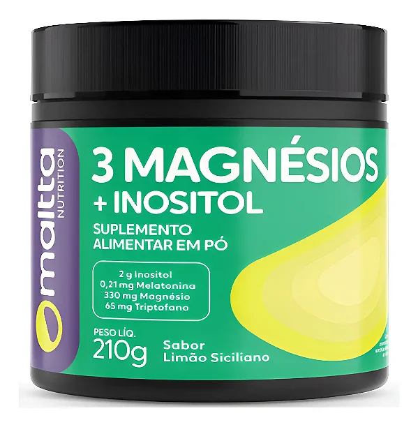 3 MAGNESIOS INOSITOL 250G LIMAO SICILIANO DUOM