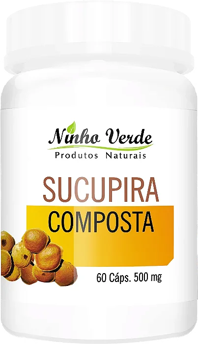 SUCUPIRA BRANCA COMPOSTA 60 CAPSULAS 500MG NINHO VERDE
