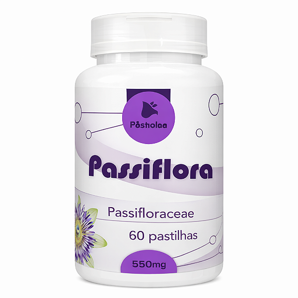 PASSIFLORA PASSIFLORACEAE 60 PASTILHAS 500MG FITONATUS