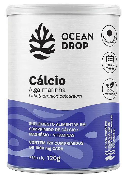 CALCIO DE ALGA 120 TABLET 1000 MG OCEAN DROP