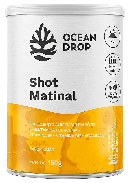 SHOT MATINAL EM PO 30 DOSES 150G OCEAN DROP