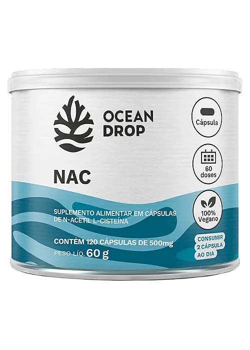 NAC 120 CAPSULAS 500MG OCEAN DROP