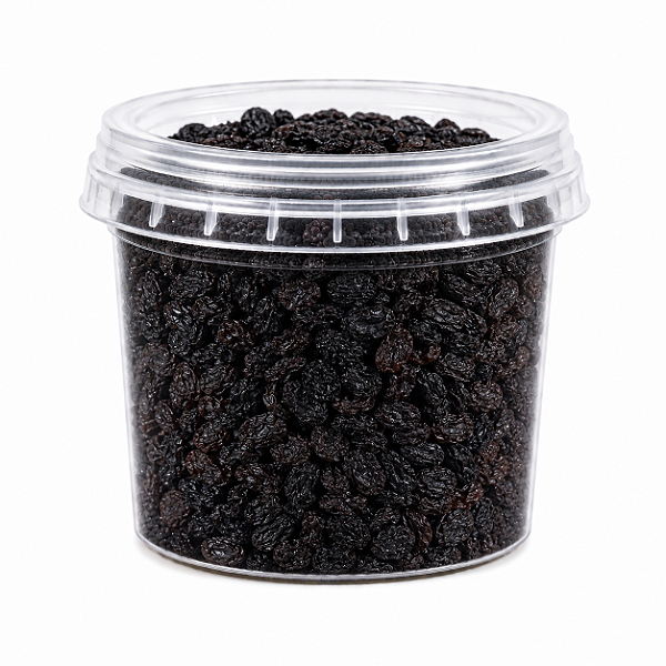 UVA PASSAS PRETA SEM SEMENTES 100G POTE COM TAMPA