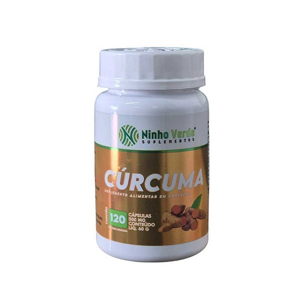 CURCUMA 120 CAPSULAS DE 500MG NINHO VERDE