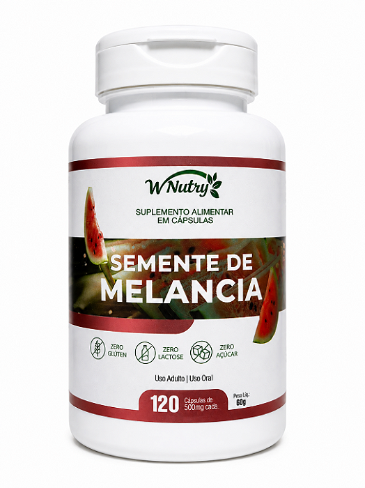 SEMENTE DE MELANCIA 120 CAPSULAS 500MG WNUTRY