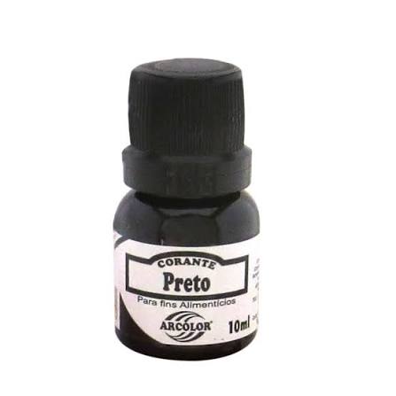 CORANTE ALIMENTICIO PRETO ARCOLOR 10G