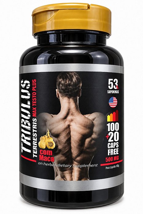 TRIBULUS TERRESTRIS COM MACA PERUANA 120 CAPSULAS WNUTRY