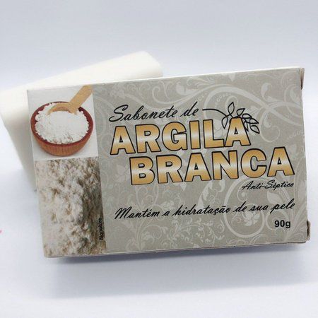 SABONETE DE ARGILA BRANCA BIONATURE 90G