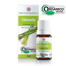 OLEO ESSENCIAL CITRONELA 10ML PHYTOTERAPICA CYMBOPOGON NARDUS VALIDADE 30 10 26