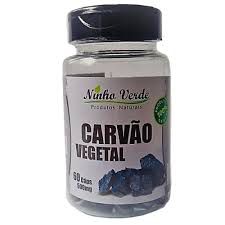 CARVAO VEGETAL 60 CAPSULAS 500MG  FITOGREEN
