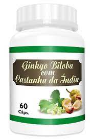 GINKGO BILOBA COM CASTANHA DA INDIA 60 CAPSULAS 500MG NINHO VERDE