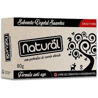 SABONETE VEGETAL COM CARVAO ATIVADO 80G ORGANICO NATURAL