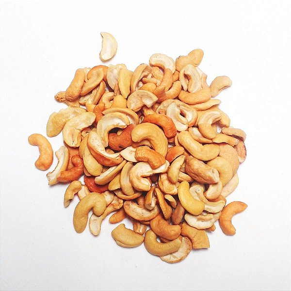CASTANHA DE CAJU COM SAL QUEBRADA ESCURA E TORRADA 100G