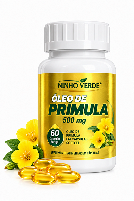 OLEO DE PRIMULA 60 CAPSULAS 500MG NINHO VERDE