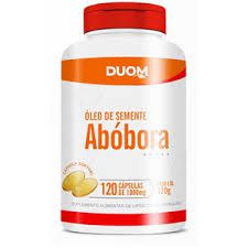 OLEO DE SEMENTE DE ABOBORA 120 CAPSULAS 1000MG DUOM