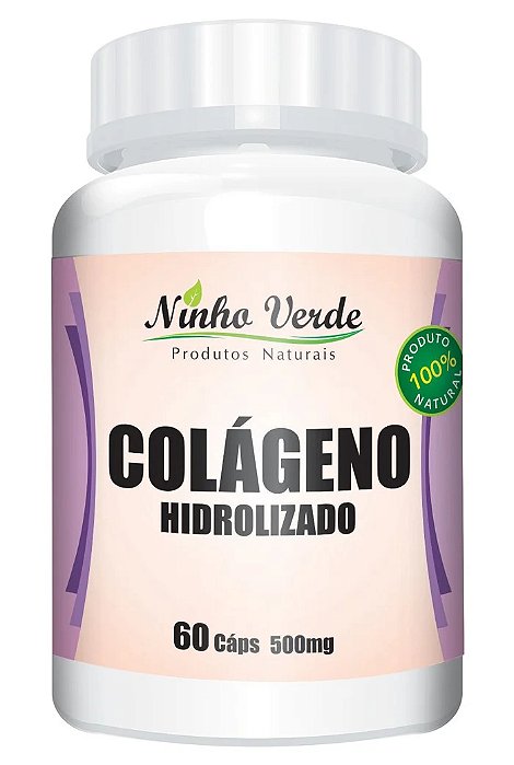 COLAGENO HIDROLISADO TIPO 1 60 CAPSULAS 500MG NINHO VERDE
