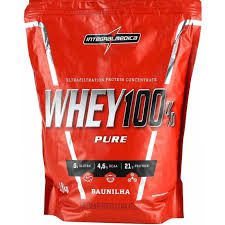 REFIL WHEY 100 CONCENTRADO SABOR BAUNILHA INTEGRAL MEDICA 900G