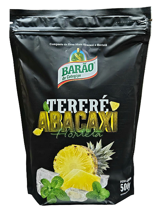 ERVA MATE TERERE ABACAXI E HORTELA 500G BARAO DE COTEGIPE