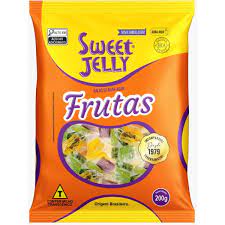 BALAS DE ALGAS MARINHAS 200G SABOR FRUTAS SWEET JELLY 30 BALAS