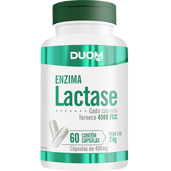 LACTASE ASPERGILLUS ORYANTIUMECTANTE 60 CAPSULAS 400MG DUOM