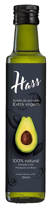 AZEITE DE ABACATE AVOCADO EXTRA VIRGEM 250ML HASS