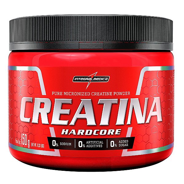 CREATINA MONOHIDRATADA HARDCORE 150G INTEGRAL MEDICA