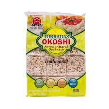 TORRADA DE ARROZ INTEGRAL TRADICIONAL 75G OKOSHI