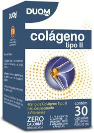 COLAGENO TIPO 2 NAO DESNATURADO E VITAMINAS 30 CAPSULAS 500MG DUOM