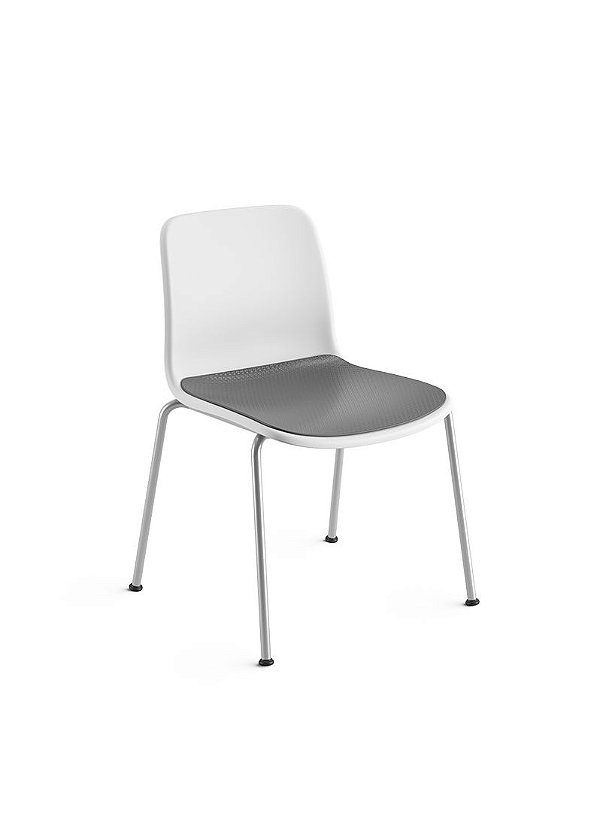 Cadeira Fixa Concha Plástica/ Sobre-Assento Plástico