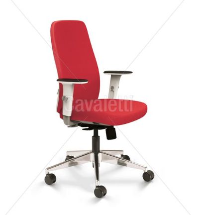 Cadeira Giratoria Presidente Idea 40101 - Syncron - Base Alumínio - Cavaletti