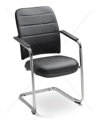 Cadeira Fixa de Aproximação Soft 16506 S - Base Cromada - Cavaletti