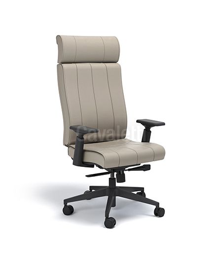 Cadeira Presidente Essence - Syncron - Base Nylon Braços 4D - Cavaletti 20501