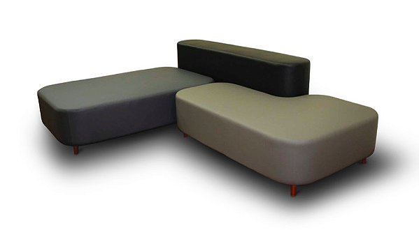 Sofá Box Plus - Box Four - 39.405 Chaise Reto - 39.406 Chaise Curvo - 39.407 Encosto Alto - Cavaletti