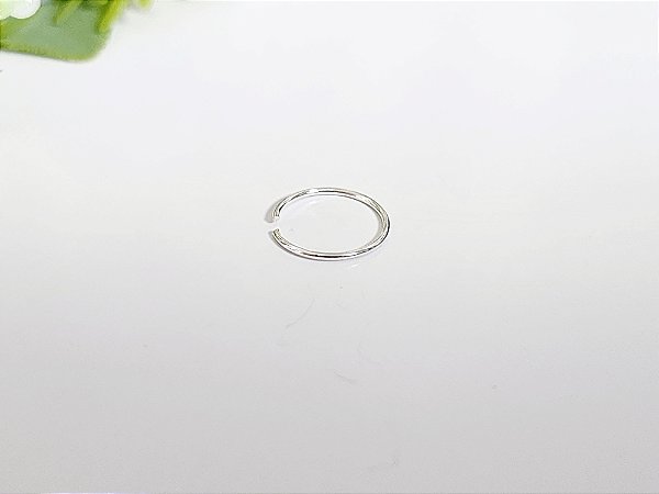 Piercing de Nariz, Aro Liso em Prata 925