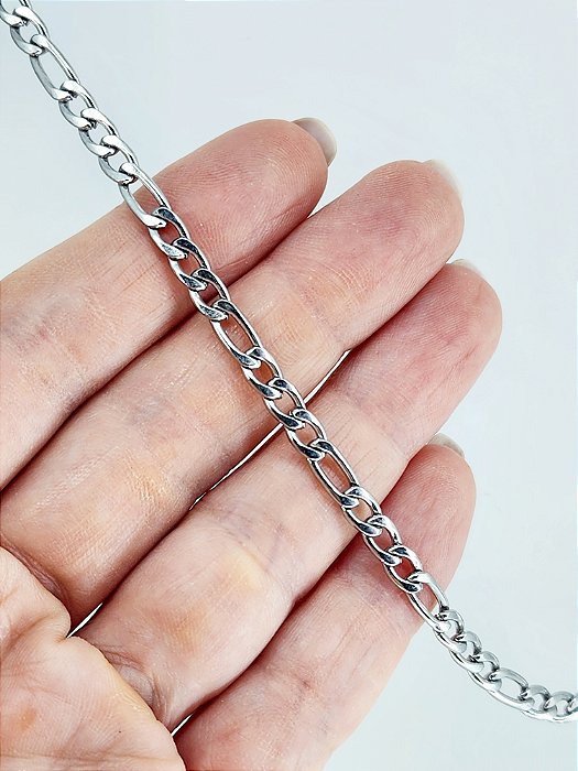 Corrente 3X1  5mm e Aço Inoxidável