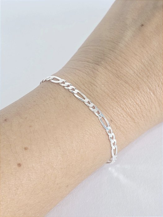 Pulseira 3X1 em prata 925