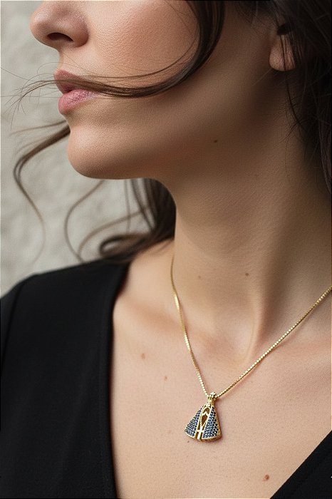 Colar Nossa Senhora Dupla Face