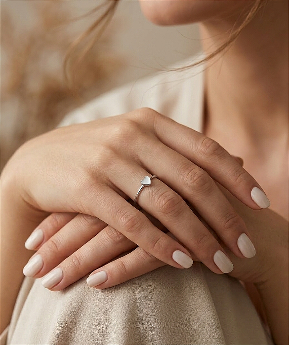 Anel Delicado em Aço Inoxidável - Coleção Símbolos