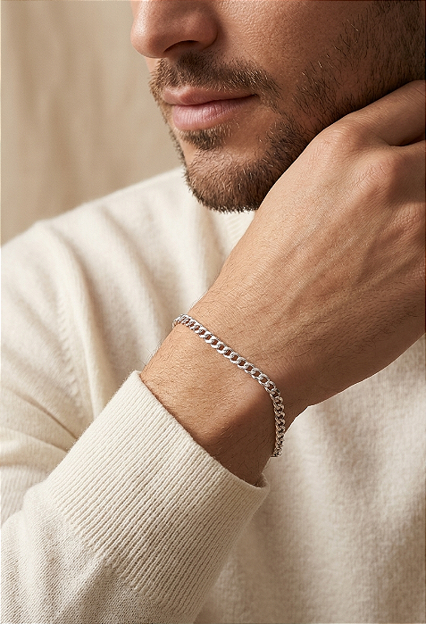 Pulseira Grumete em Prata 925
