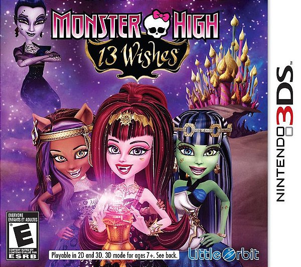 3DS MONSTER HIGH 13 WISHES