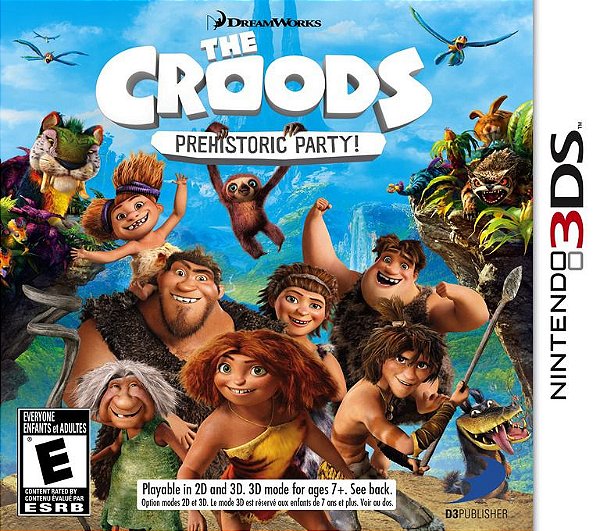 3DS THE CROODS PRE HISTORY PARTY