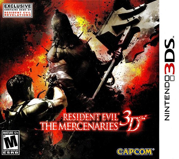 3DS RESIDENT EVIL THE MERCENARIES 3D