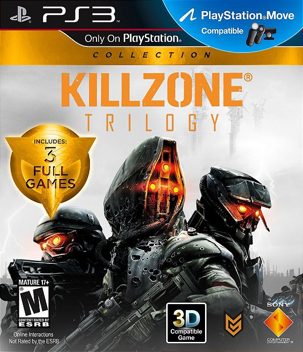 PS3 KILL ZONE TRILOGY