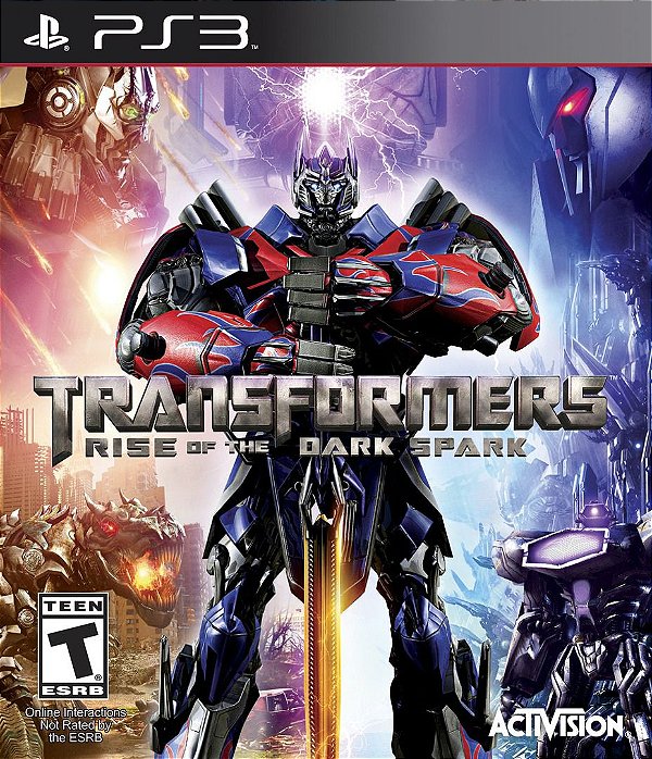 PS3 TRANSFORMERS RISE OF THE DARK SPARK