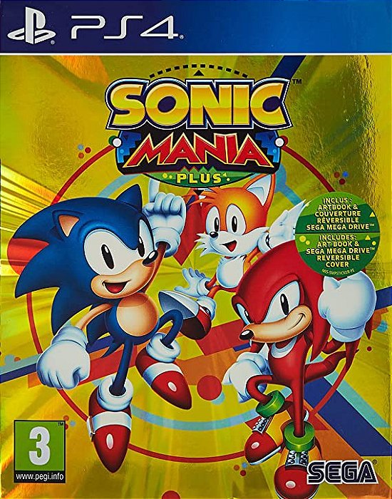 Sonic Mania Plus - PS4 - Game Games - Loja de Games Online