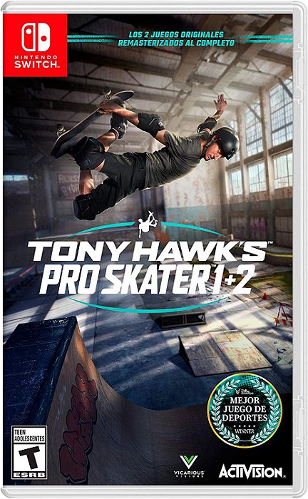 SWI TONY HAWKS PRO SKATER 1+2